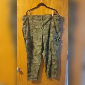 Terra & sky camo cargo pants